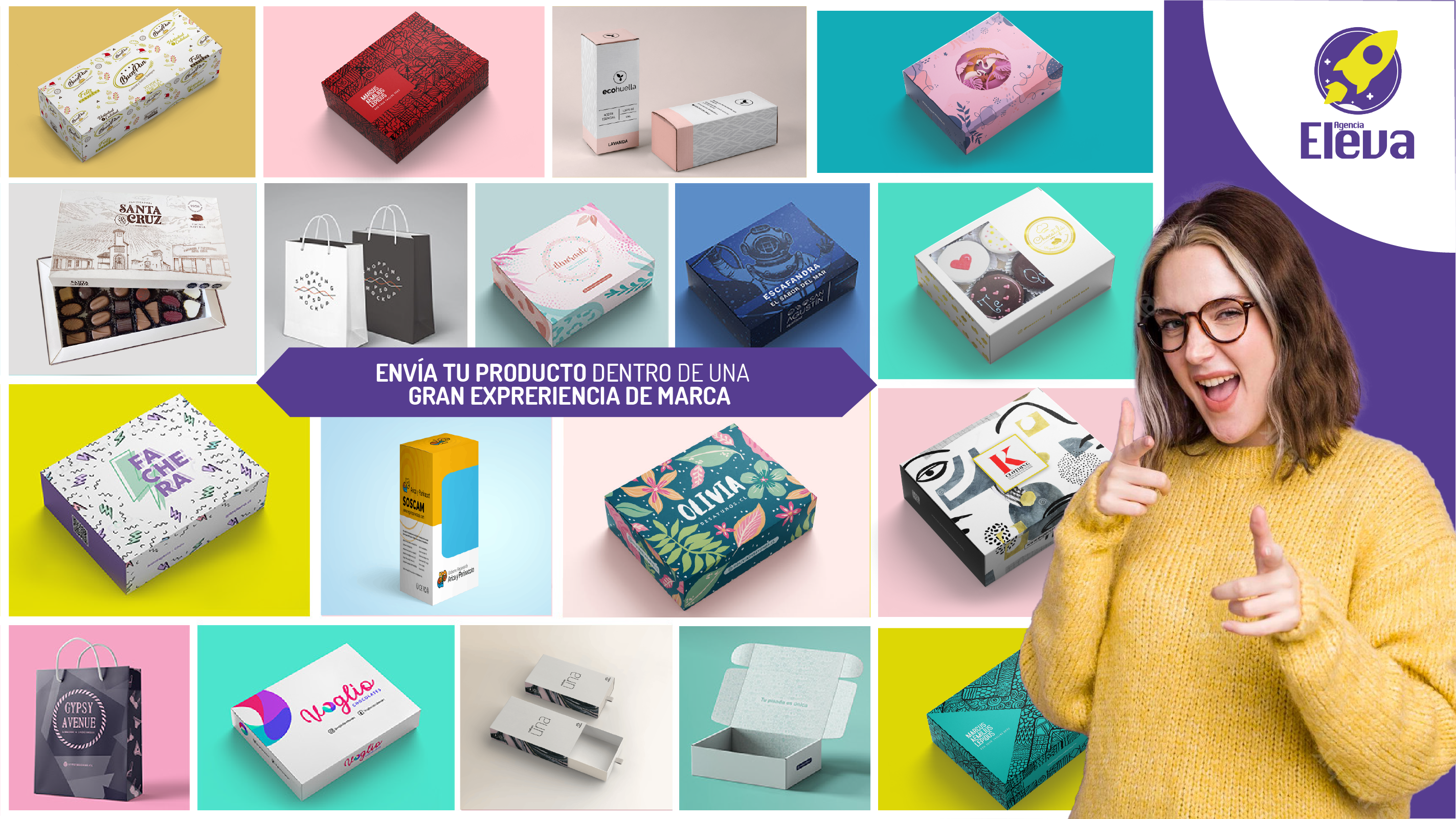 Packaging - Caja autoarmable diseño personalizado