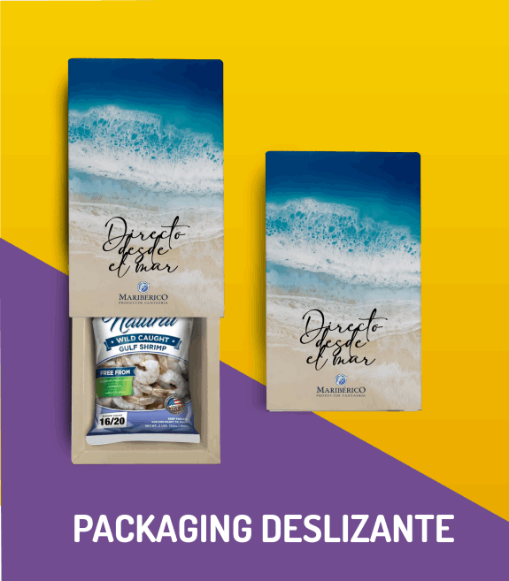 Packaging deslizante cuna mas funda